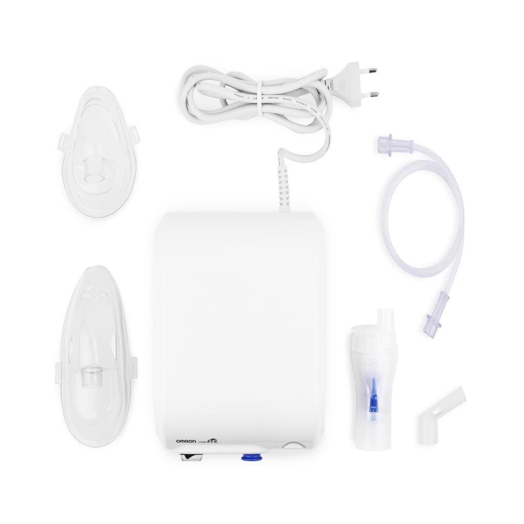 OMRON เครื่องพ่นละอองยาแบบคอมเพรสเซอร์ รุ่น NE-C28 Compressor Nebulizer https://lnwchill.com