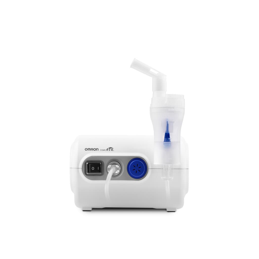 OMRON เครื่องพ่นละอองยาแบบคอมเพรสเซอร์ รุ่น NE-C28 Compressor Nebulizer https://lnwchill.com