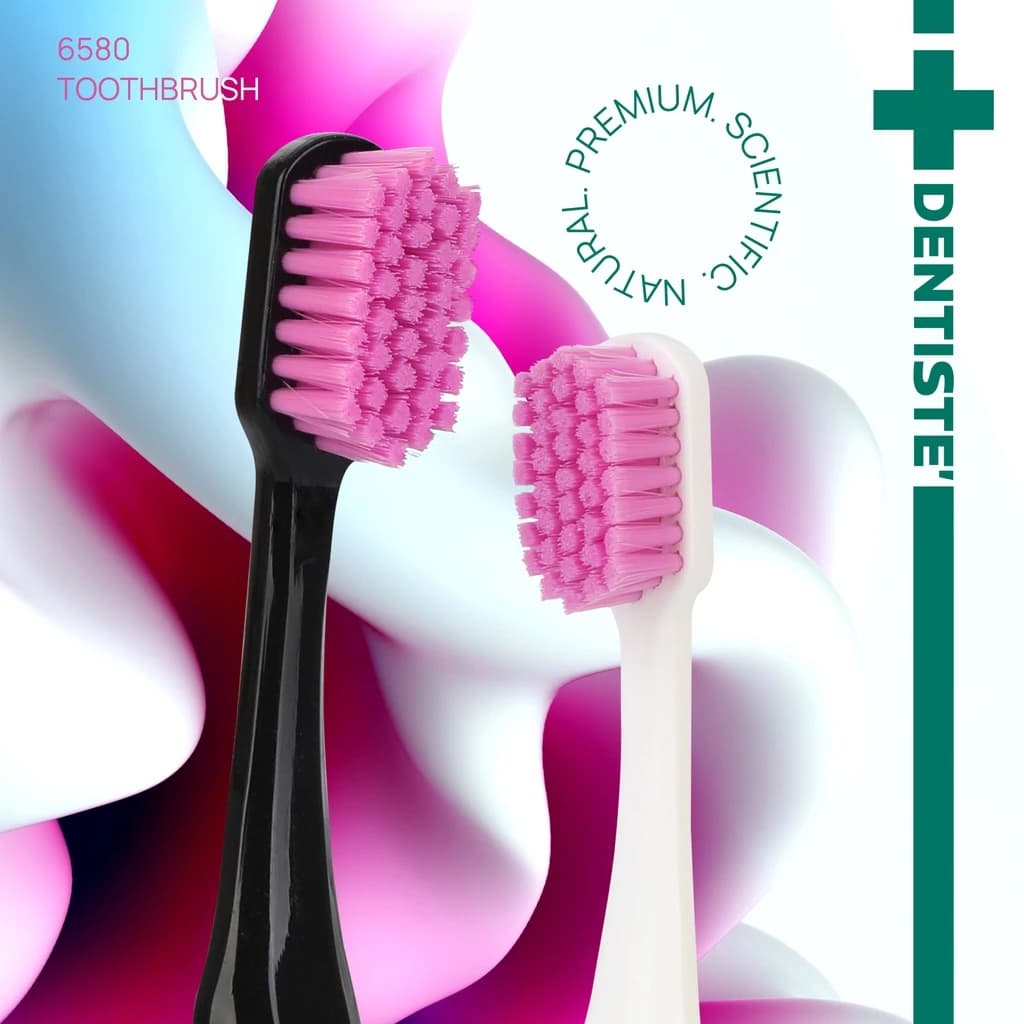 Dentiste' [สินค้าขายดี] Dentiste 6580 Gum แปรงสีฟัน ป้องกันเหงือกร่น ทำความสะอาดล้ำลึก ขนแปรง 6,580 เส้น มากกว่าทั่วไป 4 เท่า https://lnwchill.com