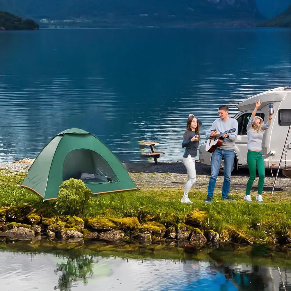 เต๊นท์แคมปิ้ง เตนท์แคมป์ปิ้ง เต้นท์ นอน 2-3 คน คน เต็นท์สนาม เต็นท์เดินป่า เต็นท์นอน เต็นท์พับได้ พักในสวน เดินป่า กั 200*120*110cm https://lnwchill.com