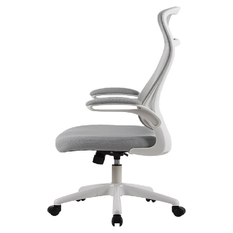 Furradec รุ่น Rolanda เก้าอี้สำนักงานพนักพิงสูง รองรับสรีระอย่างเต็มประสิทธิภาพ มาพร้อมแขนพับได้เพื่อความสะดวกในการจัดเก็บในสีเทาที่ดูทันสมัย เหมาะสำหรับการยกระดับพื้นที่ทำงานของคุณ https://lnwchill.com