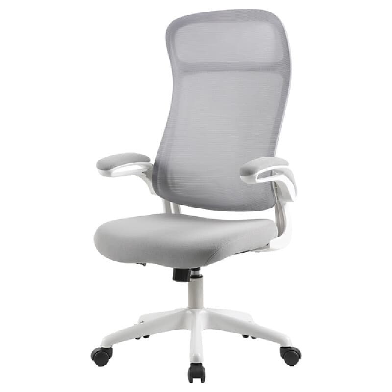 Furradec รุ่น Rolanda เก้าอี้สำนักงานพนักพิงสูง รองรับสรีระอย่างเต็มประสิทธิภาพ มาพร้อมแขนพับได้เพื่อความสะดวกในการจัดเก็บในสีเทาที่ดูทันสมัย เหมาะสำหรับการยกระดับพื้นที่ทำงานของคุณ https://lnwchill.com