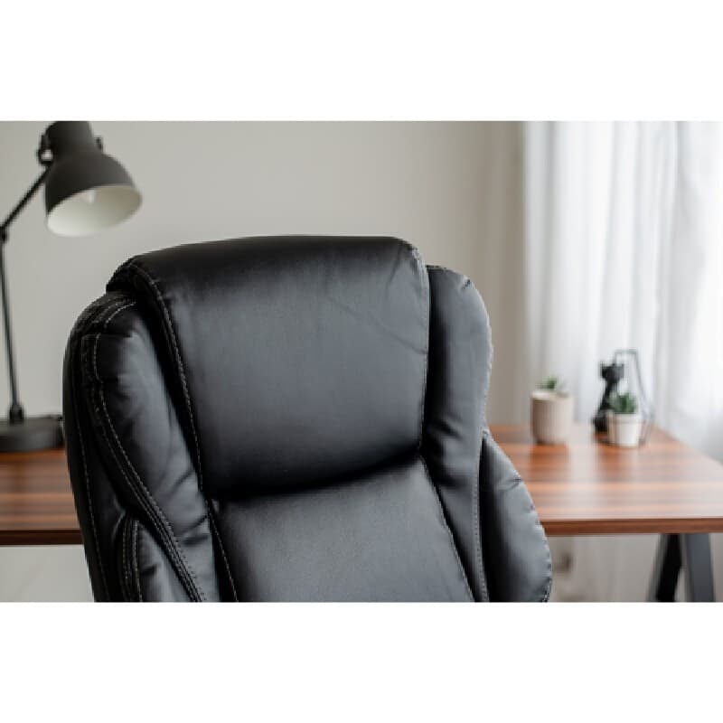 Furradec รุ่น Ravana เก้าอี้ผู้บริหารสีดำ หุ้มหนังสังเคราะห์ Bonded Leather รองรับสรีระเพื่อบุคลิกภาพระดับมืออาชีพ https://lnwchill.com