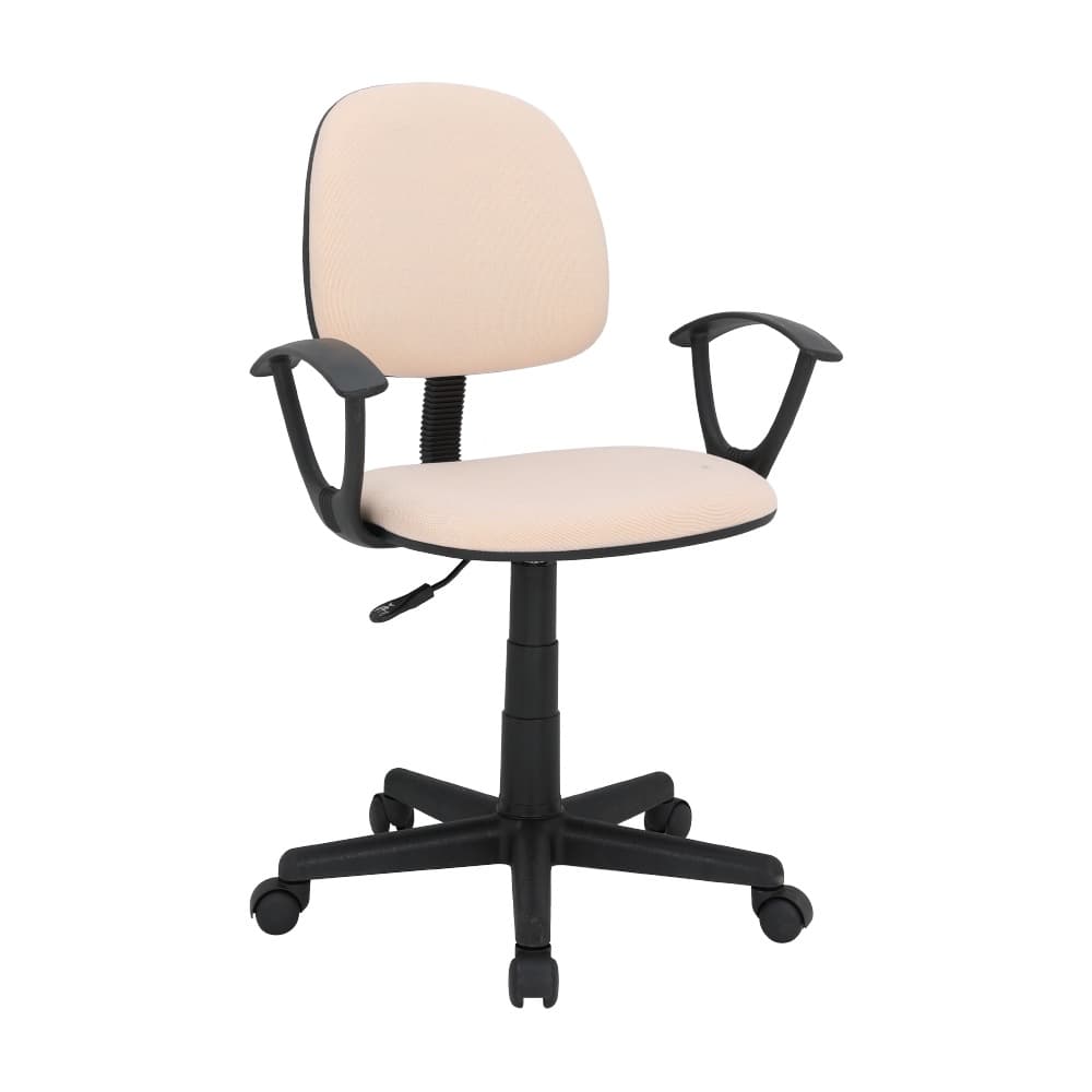 INDEX LIVING MALL เก้าอี้สำนักงาน รุ่นสตีฟ เก้าอี้นั่งทำงาน เก้าอี้เล็ก สีเบจ สีเทา สีดำ เบาะรองนั่งผ้า นุ่ม สบาย รองรับน้ำหนักได้สูงสุด 120 กก. https://lnwchill.com