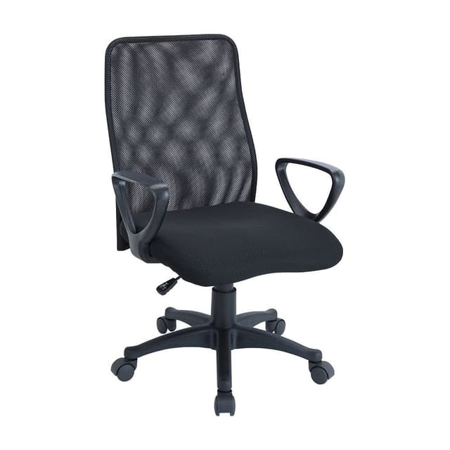 INDEX LIVING MALL เก้าอี้นั่งทำงาน  Ergonomic เก้าอี้สำนักงาน รุ่นท็อปเปอร์ - สีดำ เก้าอี้สีดำ ระบายอากาศดีเยี่ยม รับน้ำหนักได้ประมาณ 100-120 กิโลกรัม