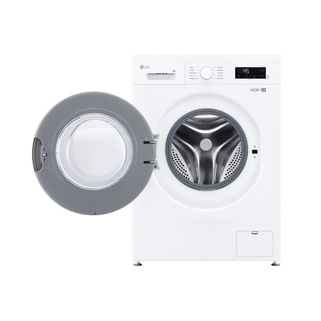 LG รุ่น FB1209S6W เครื่องซักผ้าฝาหน้า ความจุ 9 กก ระบบ Inverter Direct Drive ถนอมผ้าอัจฉริยะ ดีไซน์สีขาวทันสมัย ทำงานเงียบ ประหยัดพลังงานเพื่อความสะอาดที่เหนือระดับ https://lnwchill.com