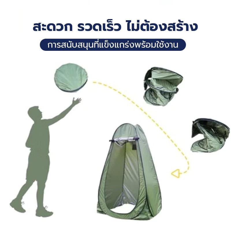 เต็นท์ห้องน้ำ เปลี่ยนเต็นท์ เต็นท์ป๊อปอัพ เต็นท์เปลี่ยนเสื้อผ้ากลางแจ้ง 1.2M/1.5MX1.9M ห้องลองชุด เต็นท์ห้องน้ำ เต็นท์แคมป์ปิ้ง https://lnwchill.com