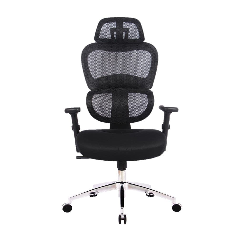 INDEX LIVING MALL เก้าอี้สำนักงานพนักพิงสูง เก้าอี้ทำงานเพื่อสุขภาพ Ergonomic รุ่น ละซี - สีดำ เก้าอี้สีดำ ระบายอากาศดีเยี่ยม รองรับน้ำหนักได้สูงสุด 120 กก. https://lnwchill.com