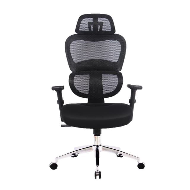 INDEX LIVING MALL เก้าอี้สำนักงานพนักพิงสูง เก้าอี้ทำงานเพื่อสุขภาพ Ergonomic รุ่น ละซี - สีดำ เก้าอี้สีดำ ระบายอากาศดีเยี่ยม รองรับน้ำหนักได้สูงสุด 120 กก.