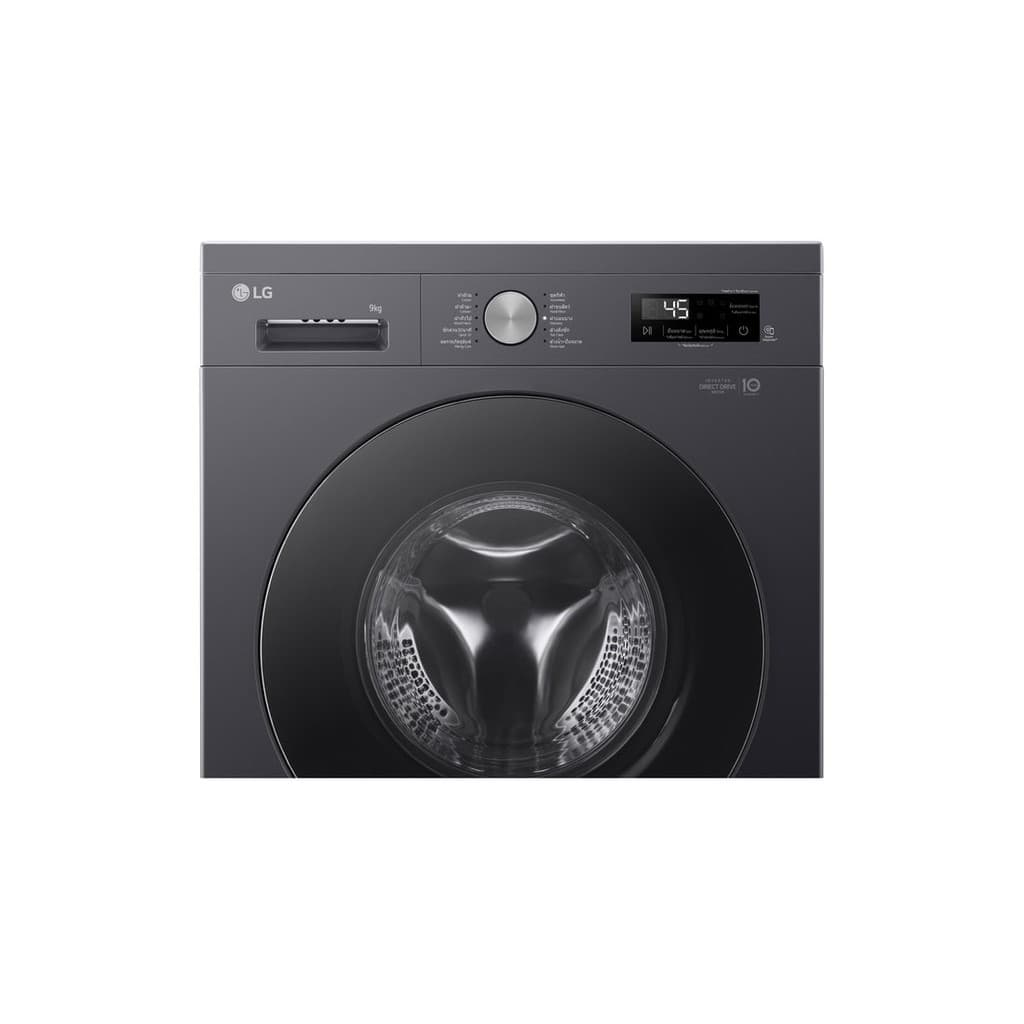 LG รุ่น FB1209S5M เครื่องซักผ้าฝาหน้าความจุ 9 กก สีดำเงางาม ระบบ Inverter Direct Drive ถนอมผ้าอัจฉริยะ ซักสะอาดเงียบสนิทประหยัดพลังงาน https://lnwchill.com