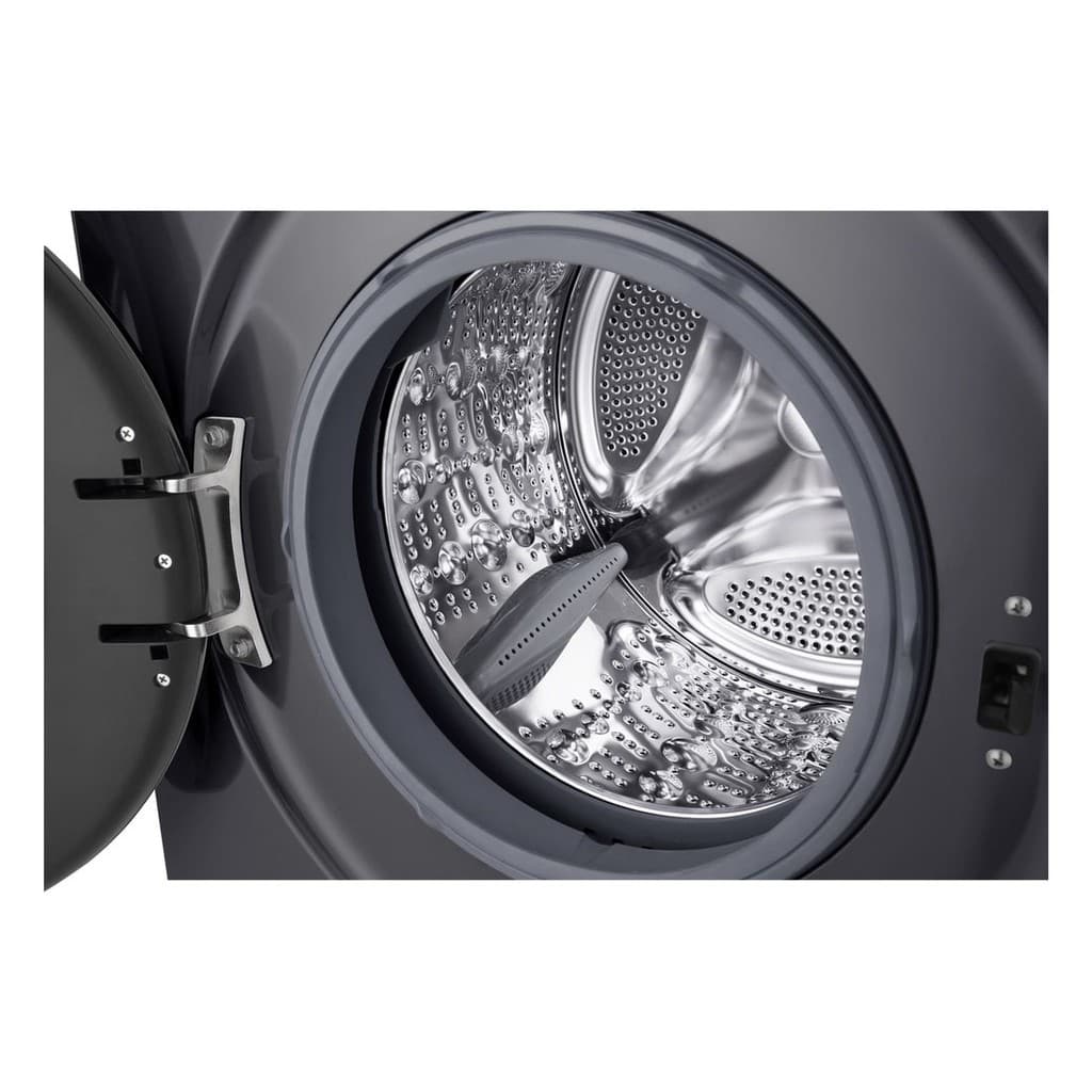 LG รุ่น FB1209S5M เครื่องซักผ้าฝาหน้าความจุ 9 กก สีดำเงางาม ระบบ Inverter Direct Drive ถนอมผ้าอัจฉริยะ ซักสะอาดเงียบสนิทประหยัดพลังงาน https://lnwchill.com