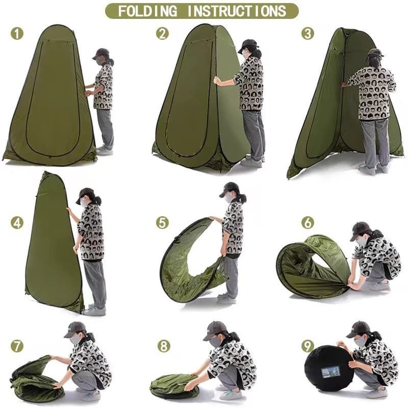 เต็นท์ป๊อปอัพ เต็นท์ห้องน้ำ เต็นท์เปลี่ยนเสื้อผ้า ห้องน้ำเคลื่อนที่1.2M×1.9Mเต็นท์เปลี่ยนเสื้อผ้ากลางแจ้ง ห้องลองชุด แคมป์ปิ้ง https://lnwchill.com