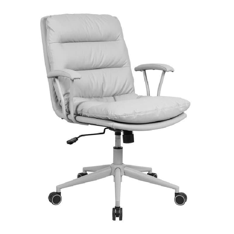 FURRADEC รุ่น Puff เก้าอี้สำนักงาน สีเทา โครงเหล็กเบาะ PU นุ่มสบายปรับเอนได้ 120 องศารองรับน้ำหนัก 130 กก. เพื่อประสิทธิภาพการทำงานที่เหนือระดับในทุกวัน https://lnwchill.com