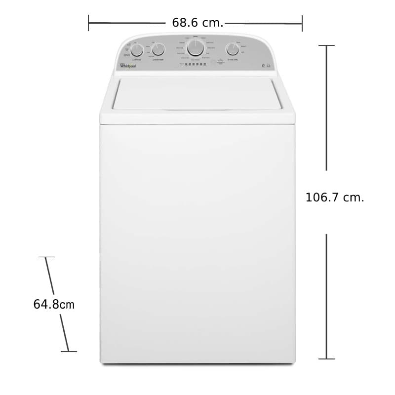 WHIRLPOOL รุ่น 3LWTW4815FW เครื่องซักผ้าฝาบนขนาด 15 กิโลกรัม 12 โปรแกรมซักพร้อมขาตั้ง ประสิทธิภาพระดับโลกเพื่อผ้าสะอาดหมดจดและถนอมใยผ้าอย่างเหนือชั้น https://lnwchill.com
