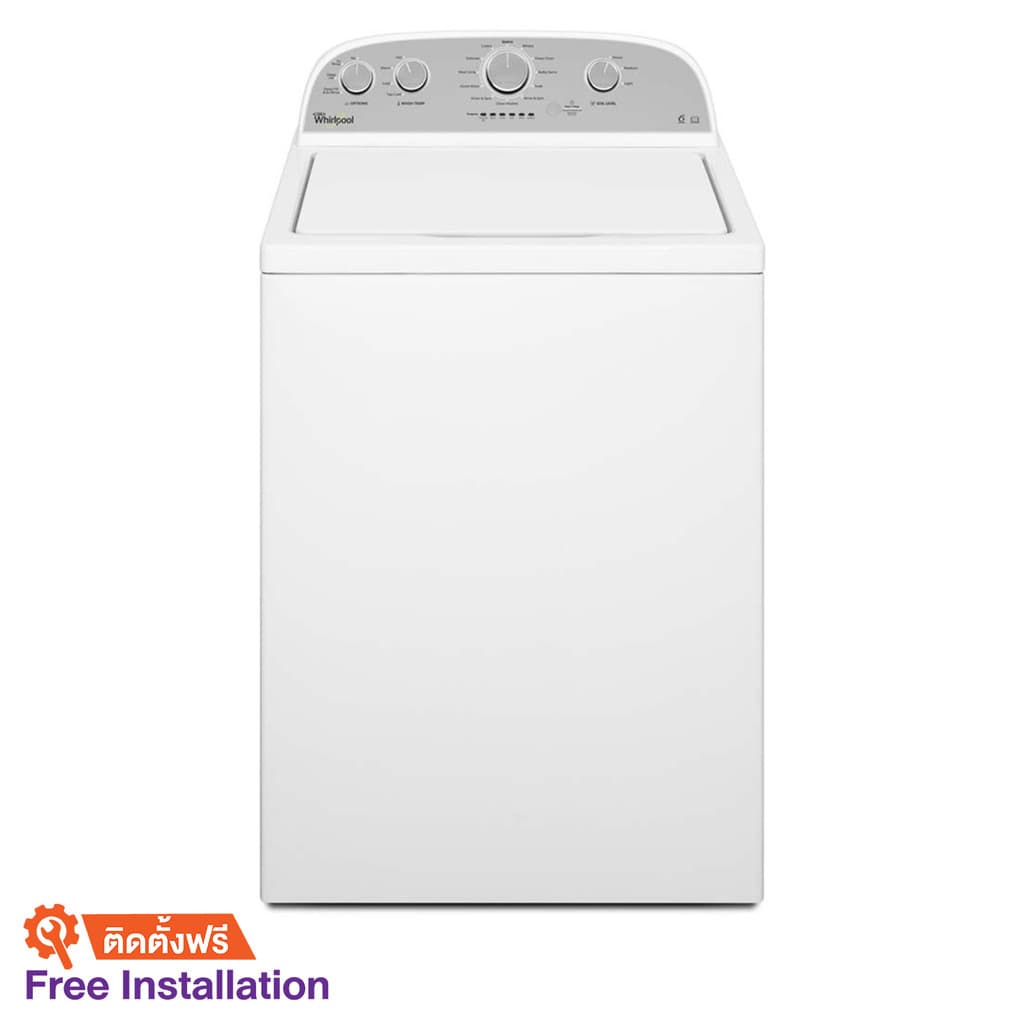 WHIRLPOOL รุ่น 3LWTW4815FW เครื่องซักผ้าฝาบนขนาด 15 กิโลกรัม 12 โปรแกรมซักพร้อมขาตั้ง ประสิทธิภาพระดับโลกเพื่อผ้าสะอาดหมดจดและถนอมใยผ้าอย่างเหนือชั้น https://lnwchill.com