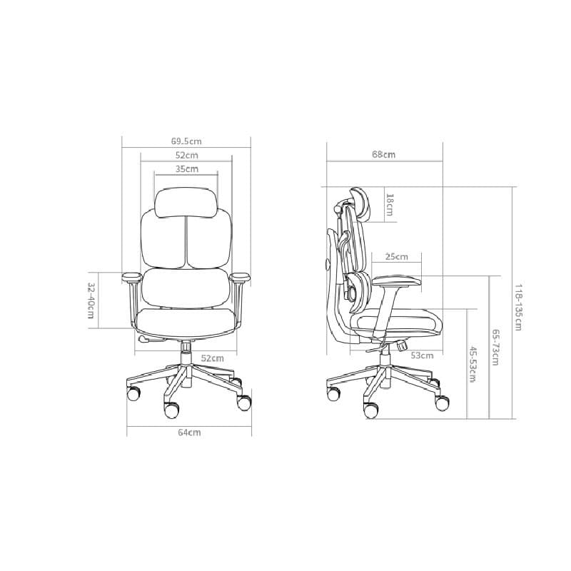 FURRADEC รุ่น Symphony เก้าอี้เพื่อสุขภาพ 3D Armrests ฐานเหล็กชุบโครเมียม สีดำ รองรับสรีระลดปวดเมื่อย ยกระดับการทำงานอย่างมีประสิทธิภาพ https://lnwchill.com