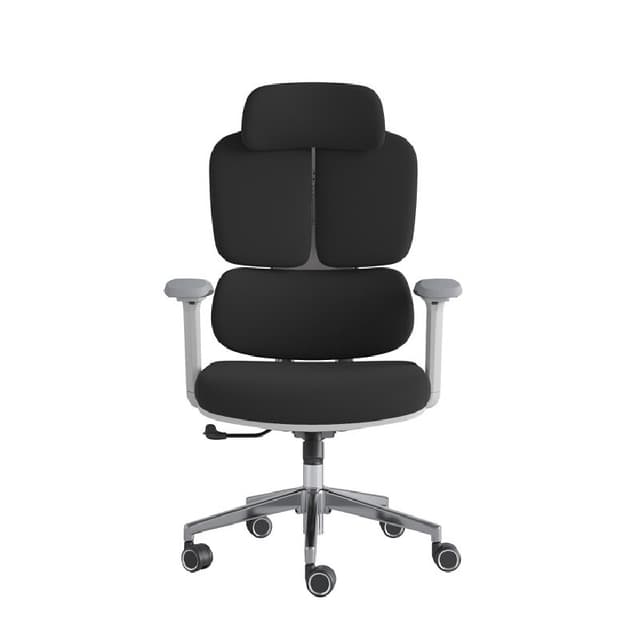 FURRADEC รุ่น Symphony เก้าอี้เพื่อสุขภาพ 3D Armrests ฐานเหล็กชุบโครเมียม สีดำ รองรับสรีระลดปวดเมื่อย ยกระดับการทำงานอย่างมีประสิทธิภาพ