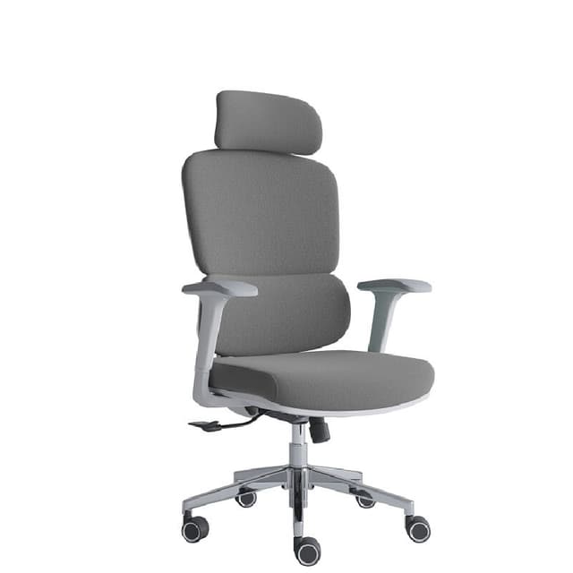 FURRADEC รุ่น Harmony เก้าอี้เพื่อสุขภาพสีเทา พนักพิงตาข่ายระบายอากาศ ปรับระดับ 3D รองรับสรีระลดปวดเมื่อย นั่งสบาย 6-8 ชม เสริมประสิทธิภาพการทำงาน