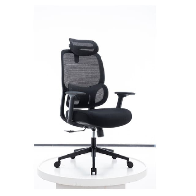 FURRADEC รุ่น Rise เก้าอี้เพื่อสุขภาพสีดำ ปรับเอน 135 องศา รองรับสรีระแบบ Spring Lumbar Support นั่งสบายลดปวดหลัง ประกัน 3 ปี