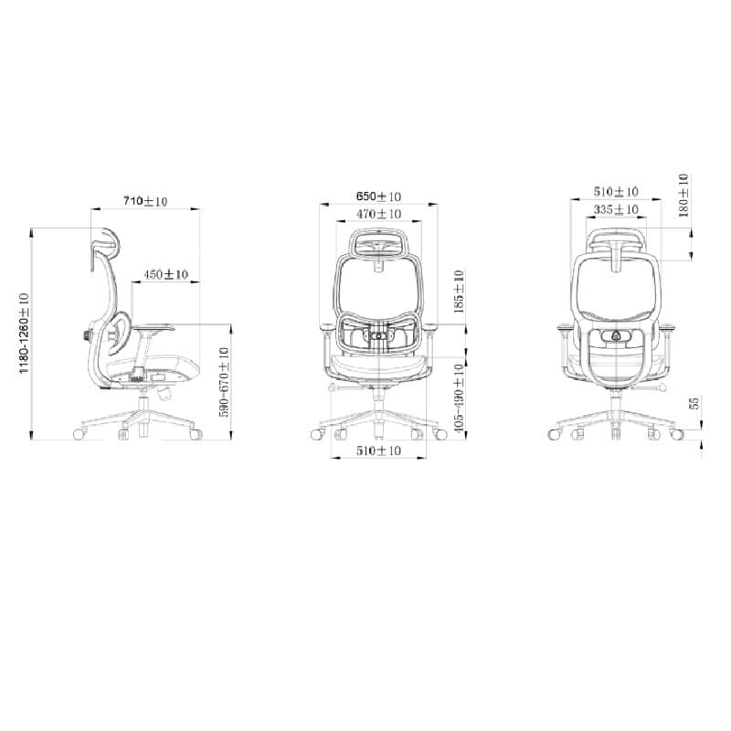 FURRADEC รุ่น Rise เก้าอี้เพื่อสุขภาพสีดำ ปรับเอน 135 องศา รองรับสรีระแบบ Spring Lumbar Support นั่งสบายลดปวดหลัง ประกัน 3 ปี https://lnwchill.com