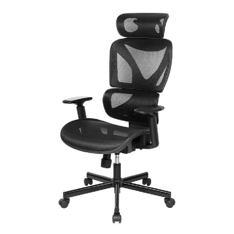 FURRADEC รุ่น Celine เก้าอี้เพื่อสุขภาพ สีดำ ขนาด 70x74x126 ซม พนักพิงตาข่ายระบายอากาศ ปรับเอนได้ 135 องศา รองรับสรีระนั่งทำงานนาน 8 ชั่วโมง https://lnwchill.com