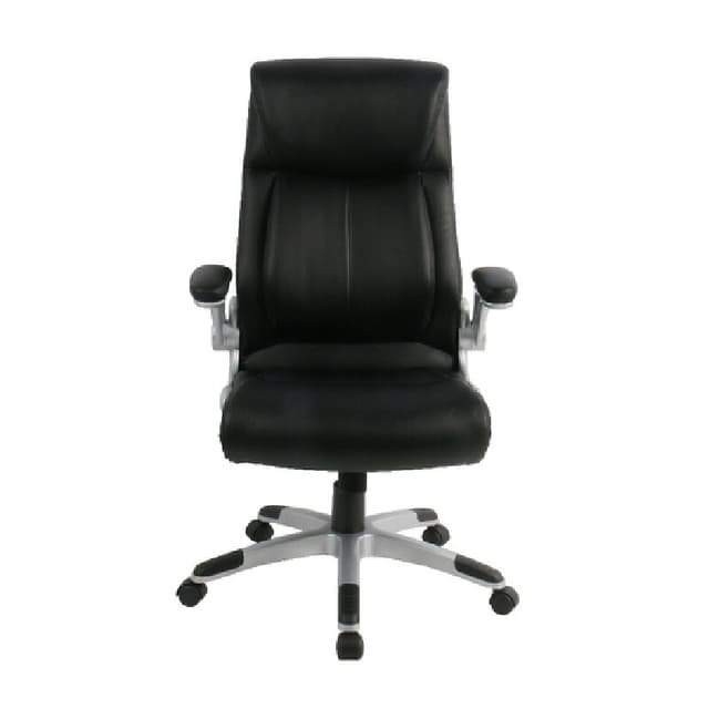 FURRADEC รุ่น Murfey เก้าอี้ผู้บริหาร สีดำ หุ้มหนัง PU ปรับเอนได้ 120 องศา พร้อมที่พักแขนพับเก็บได้ รองรับสรีระ นั่งสบายตลอดการทำงาน