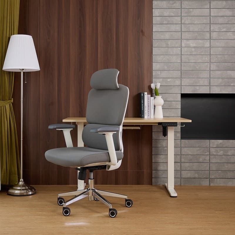 FURRADEC รุ่น Harmony เก้าอี้เพื่อสุขภาพสีเทา พนักพิงตาข่ายระบายอากาศ ปรับระดับ 3D รองรับสรีระลดปวดเมื่อย นั่งสบาย 6-8 ชม เสริมประสิทธิภาพการทำงาน https://lnwchill.com