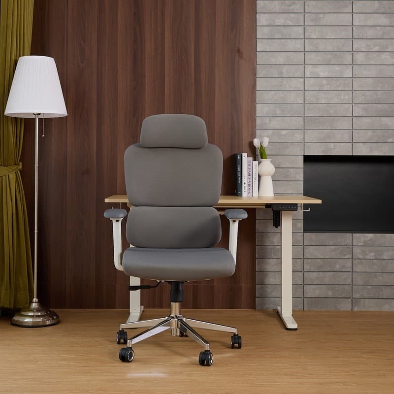 FURRADEC รุ่น Harmony เก้าอี้เพื่อสุขภาพสีเทา พนักพิงตาข่ายระบายอากาศ ปรับระดับ 3D รองรับสรีระลดปวดเมื่อย นั่งสบาย 6-8 ชม เสริมประสิทธิภาพการทำงาน https://lnwchill.com