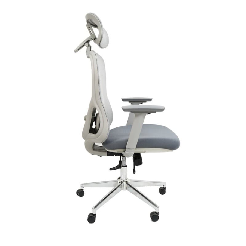 FURRADEC รุ่น Feature เก้าอี้เพื่อสุขภาพ สีเทา พนักพิงตาข่ายปรับระดับได้หลายจุด รองรับสรีระการทำงาน 6-8 ชั่วโมง รับน้ำหนักสูงสุด 150 กิโลกรัม ดีไซน์ทันสมัยเพื่อสุขภาพที่ดี https://lnwchill.com