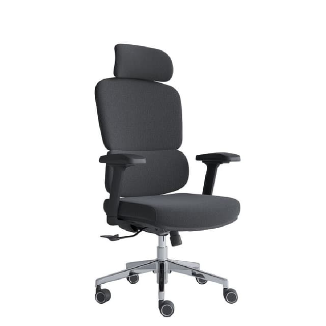 FURRADEC รุ่น Harmony เก้าอี้เพื่อสุขภาพสีดำ พนักพิงผ้าตาข่ายระบายอากาศ ปรับเอนอัตโนมัติ 125 องศา รองรับสรีระลดอาการปวดหลังขณะนั่งทำงานนาน 6-8 ชั่วโมง