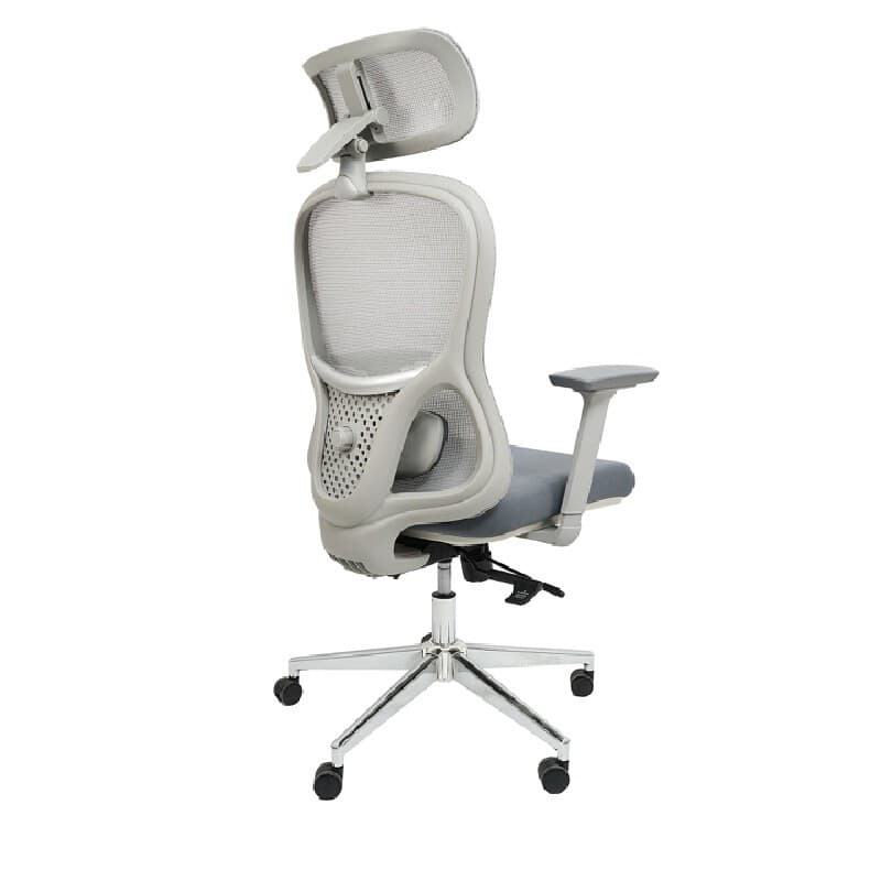 FURRADEC รุ่น Feature เก้าอี้เพื่อสุขภาพ สีเทา พนักพิงตาข่ายปรับระดับได้หลายจุด รองรับสรีระการทำงาน 6-8 ชั่วโมง รับน้ำหนักสูงสุด 150 กิโลกรัม ดีไซน์ทันสมัยเพื่อสุขภาพที่ดี https://lnwchill.com