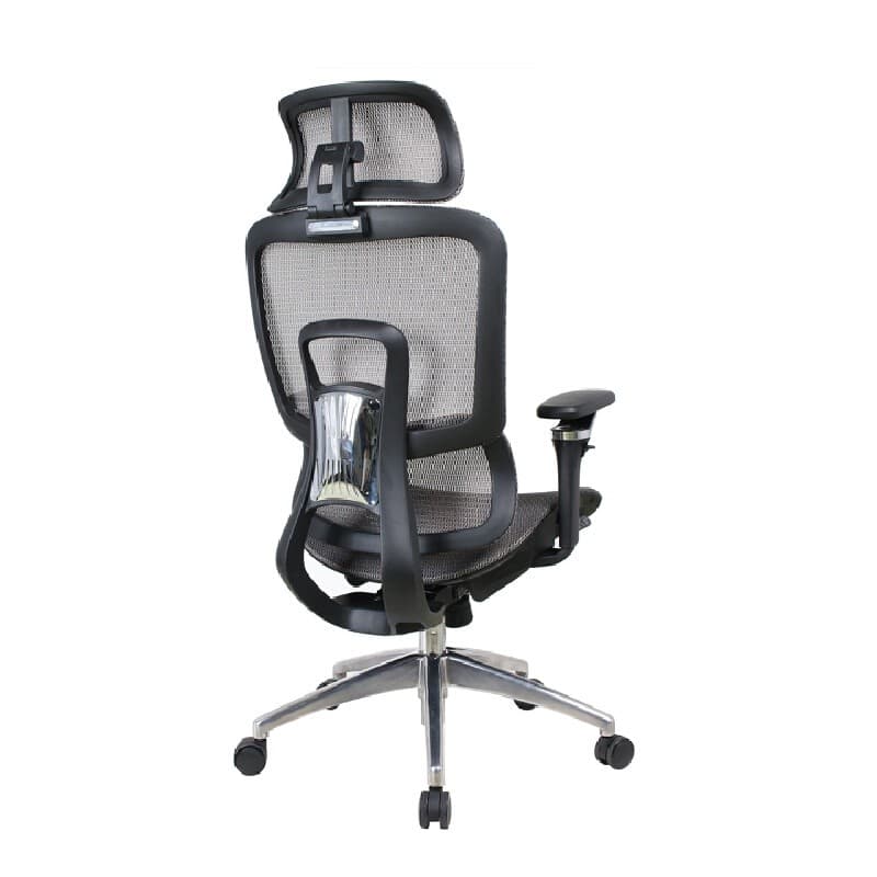 FURRADEC รุ่น Cezar สีเทา พนักพิงเมชระบายอากาศ ฐานอลูมิเนียมรับน้ำหนัก 150 กก. แขน 5D ปรับละเอียดรองรับสรีระลดปวดหลังเพื่อประสิทธิภาพการทำงานที่ดีขึ้น https://lnwchill.com