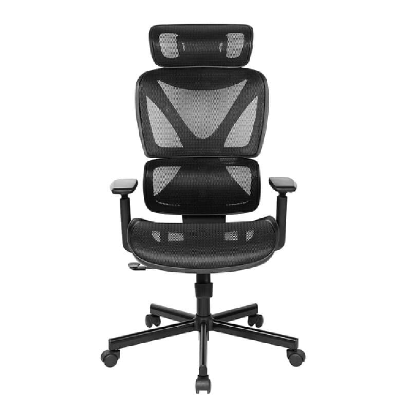 FURRADEC รุ่น Celine เก้าอี้เพื่อสุขภาพ สีดำ ขนาด 70x74x126 ซม พนักพิงตาข่ายระบายอากาศ ปรับเอนได้ 135 องศา รองรับสรีระนั่งทำงานนาน 8 ชั่วโมง https://lnwchill.com