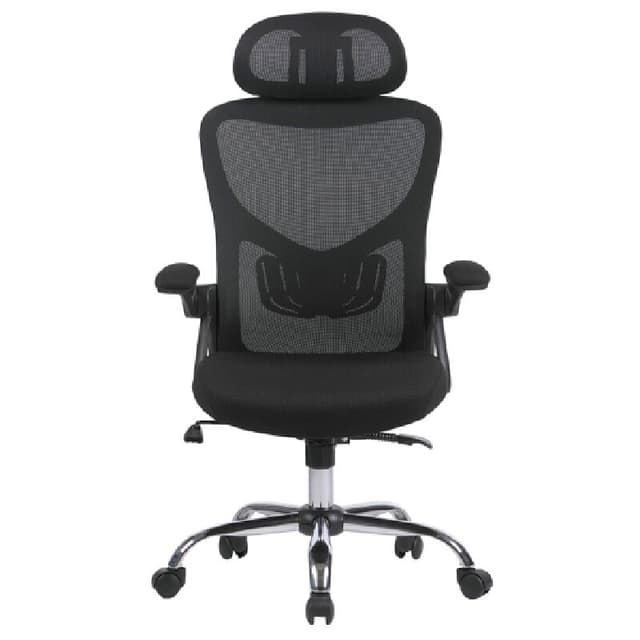 FURRADEC รุ่น Ryan เก้าอี้เพื่อสุขภาพ สีดำ ตาข่ายระบายอากาศ ปรับเอนล็อคได้ เสริมที่รองรับหลัง ใช้งานทนทาน รับน้ำหนัก 120 กก.