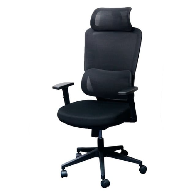 FURRADEC รุ่น Daily เก้าอี้เพื่อสุขภาพ สีดำ ปรับระดับศีรษะและแขนได้ รองรับสรีระแบบ Ergonomic ระบายอากาศดีเยี่ยม นั่งทำงานนานไม่ปวดเมื่อย