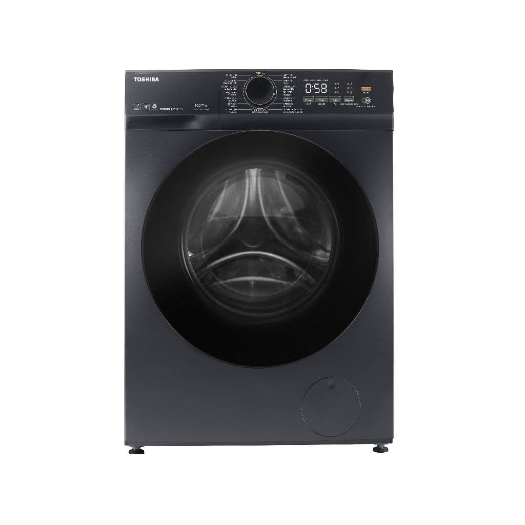 TOSHIBA รุ่น TWD-T21BU115UWT(MG) เครื่องซักอบผ้าฝาหน้า 10.5/7 กก. ซักสะอาดด้วยพลังฟองนาโนและไอน้ำ ควบคุมผ่านแอป IoT ประหยัดไฟถนอมสีผ้า https://lnwchill.com