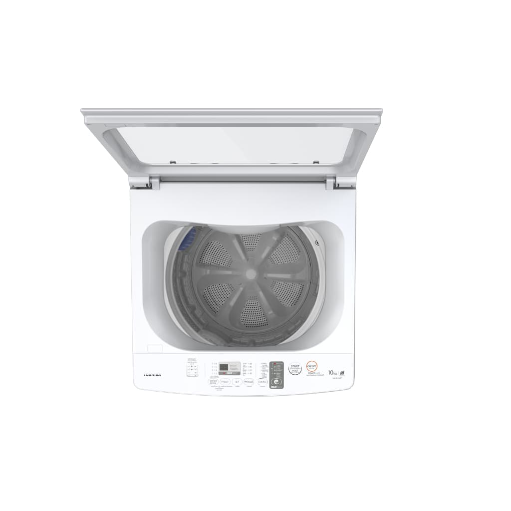TOSHIBA รุ่น AW-M1100PT(WW) เครื่องซักผ้าฝาบน 10 กก. กระจกนิรภัย I-Clean ซักสะอาดถนอมผ้า ประหยัดเวลาและพลังงานเพื่อความสะดวกสบายในครอบครัว https://lnwchill.com
