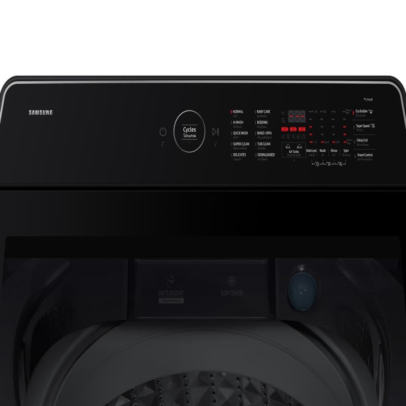 SAMSUNG รุ่น WA80F17S8CST เครื่องซักผ้าฝาบน Ecobubble 17 กก. สีชาโคล ซักสะอาดถนอมผ้าด้วยระบบ AI Wash และประหยัดพลังงานอัจฉริยะเพื่อความสะดวกสบายในทุกการซัก https://lnwchill.com