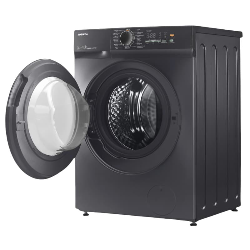 TOSHIBA รุ่น TW-T21BU115UWT(HH) เครื่องซักผ้าฝาหน้า 10.5 กก. เทคโนโลยี Ultra Fine Bubble พลังฟองนาโนขจัดคราบล้ำลึก ถนอมสีผ้าด้วย THE GREATWAVES ดีไซน์สวยประหยัดพื้นที่ https://lnwchill.com