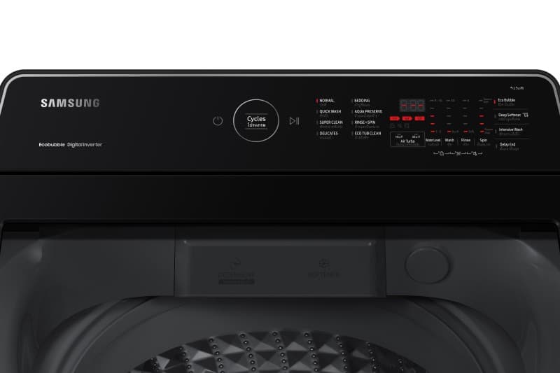 Samsung รุ่น WA12CG5441BYST เครื่องซักผ้าฝาบน 12 กก Ecobubble Digital Inverter ซักสะอาดถนอมผ้าลึกถึงเส้นใยประหยัดไฟสูงสุดใช้งานทนทานนาน 20 ปี https://lnwchill.com