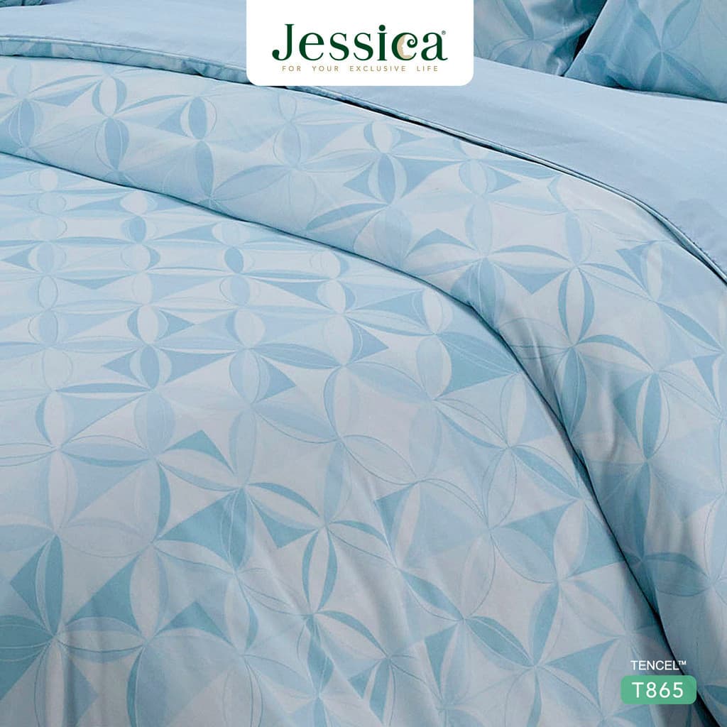 Jessica รุ่น Tencel T865 พิมพ์ลาย ชุดเครื่องนอนผ้าปูที่นอนผ้านวม ลวดลายโดดเด่น ให้สัมผัสที่นุ่มลื่นดุจแพรไหม นวัตกรรมเพื่อการนอนหลับที่มีคุณภาพ ด้วยเส้นใย Tencel™ จากธรรมชาติ ระบาย https://lnwchill.com