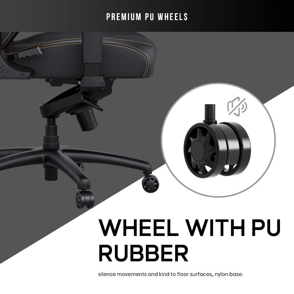 Anda Seat Phantom 3 Series XL Premium Gaming Chair เก้าอี้สีดำ รุ่น (AD18XL-52-B) อันดาซีท เก้าอี้เกมมิ่งเพื่อสุขภาพ Ergonomic เก้าอี้เบาะ นุ่ม ระบายอากาศดีเยี่ยม https://lnwchill.com