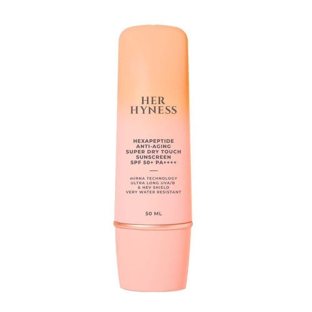 HER HYNESS HEXAPEPTIDE ANTI-AGING SUPER DRY TOUCH SUNSCREEN SPF 50+ PA++++ 50 ML กันแดดสูตรกันน้ำกันเหงื่อ 50 มล. https://lnwchill.com