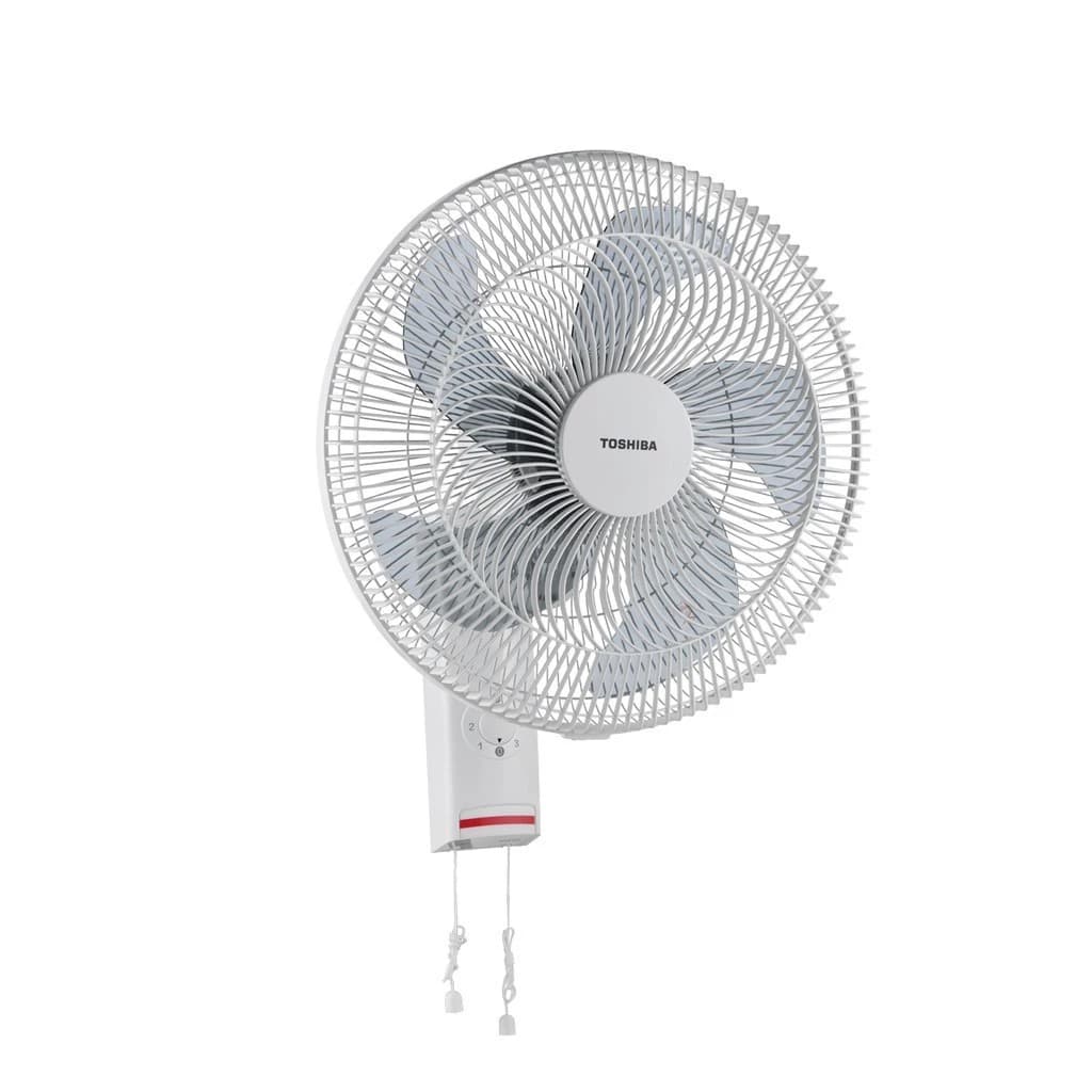 TOSHIBA รุ่น F-AWY50TH (W) พัดลมติดผนัง ขนาด 16 นิ้ว 5 ใบพัด มอเตอร์บอลแบริ่ง เสียงเงียบ ให้ลมเย็นนุ่มนวล https://lnwchill.com