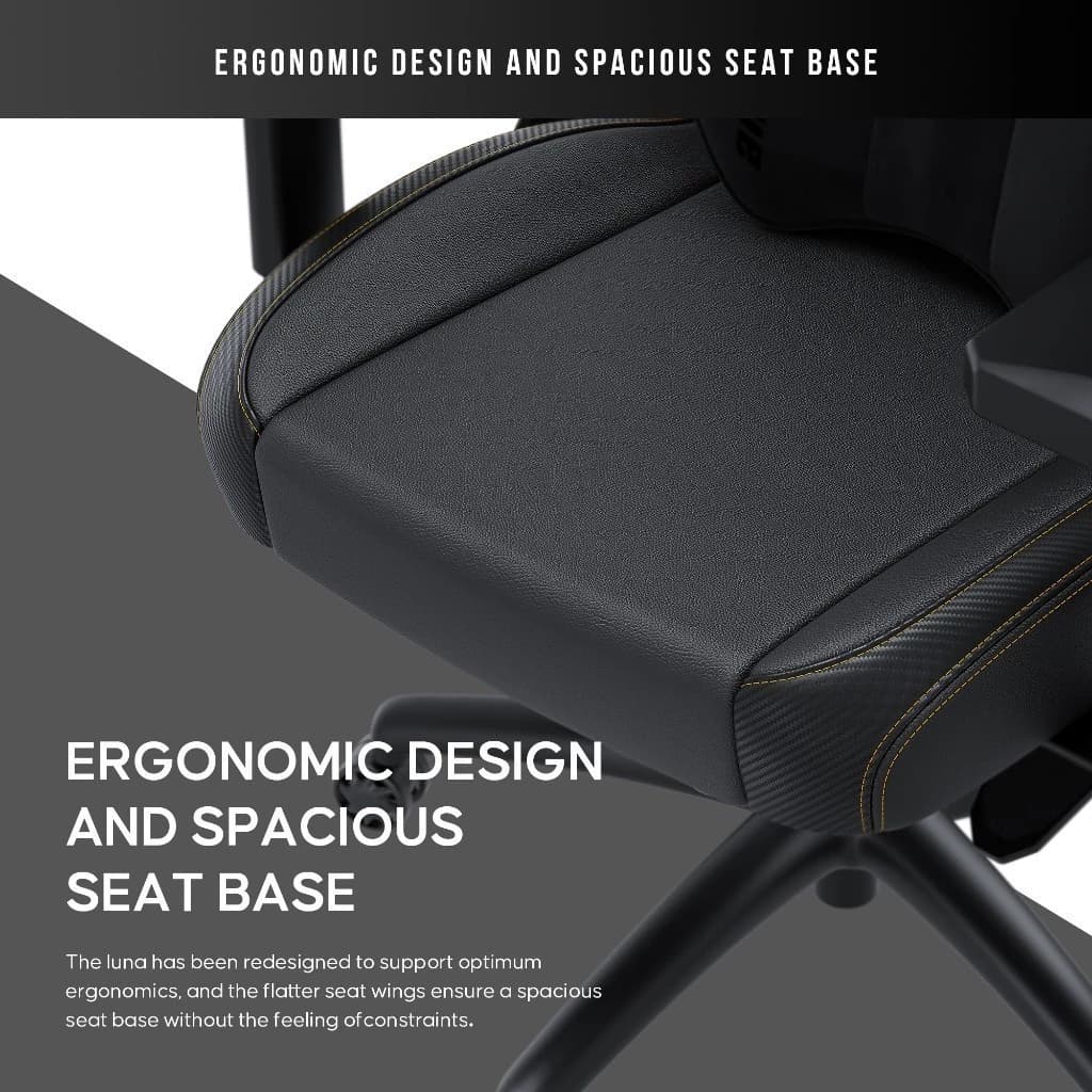 Anda Seat Phantom 3 Series XL Premium Gaming Chair เก้าอี้สีดำ รุ่น (AD18XL-52-B) อันดาซีท เก้าอี้เกมมิ่งเพื่อสุขภาพ Ergonomic เก้าอี้เบาะ นุ่ม ระบายอากาศดีเยี่ยม https://lnwchill.com