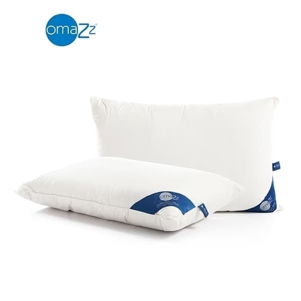 Omazz รุ่น Siberian Goose Down Medium หมอนหนุนขนห่านขาวไซบีเรียแท้ ขนาด 50x75 ซม. สัมผัสนุ่มแน่นปานกลางเพื่อการรองรับสรีระอย่างสมบูรณ์แบบ