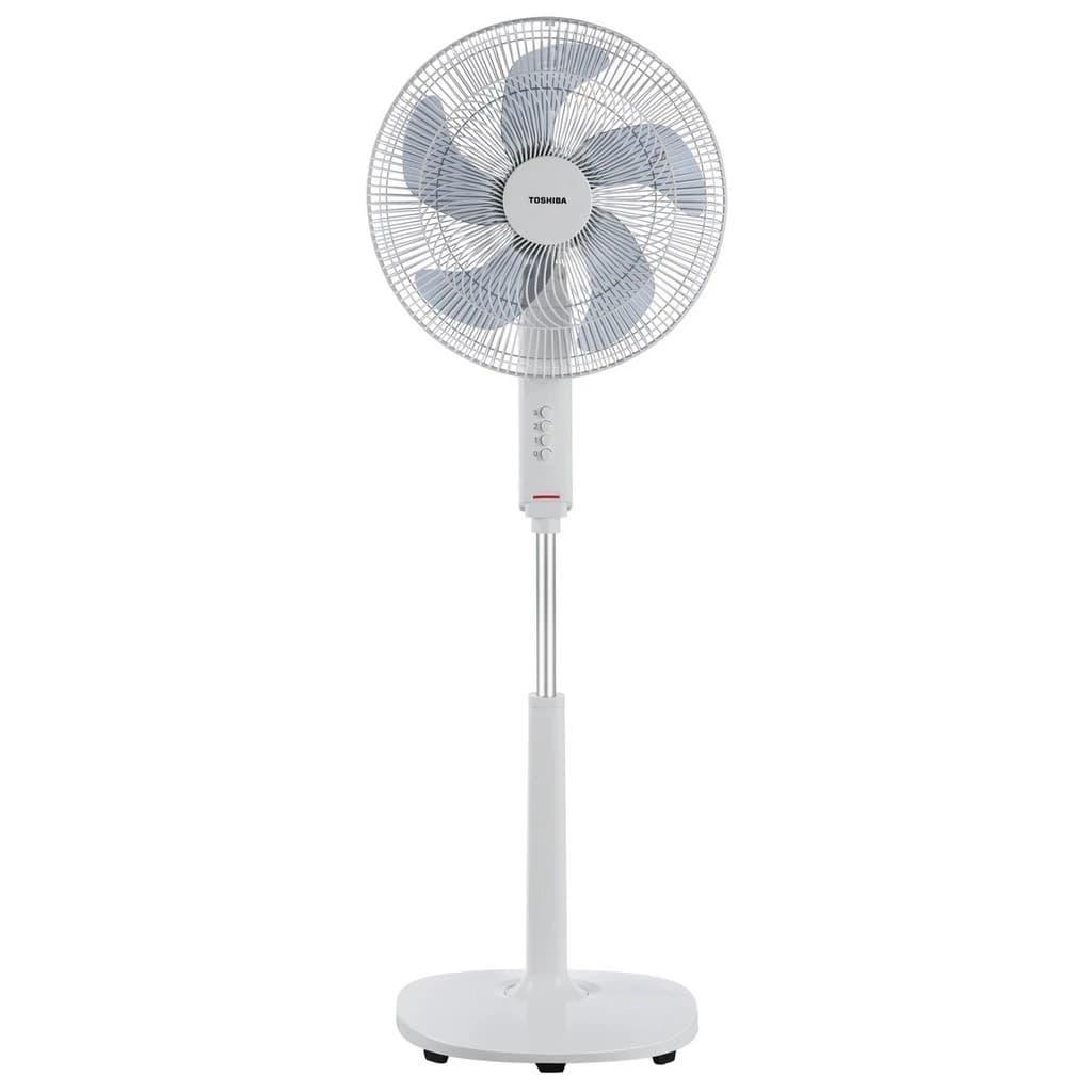 TOSHIBA รุ่น F-ASY50TH(W) พัดลมตั้งพื้น ขนาด 16 นิ้ว 5 ใบพัด สีขาวมินิมอล มอเตอร์บอลแบริ่ง ให้ลมแรงและเสียงเงียบ https://lnwchill.com
