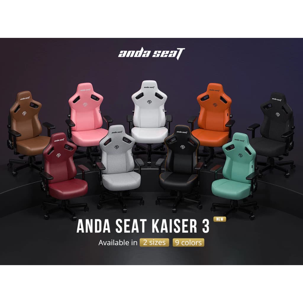 Anda Seat Kaiser 3 Premium Chair Size XL เก้าอี้สีแดง (AD12YDC-XL-01) อันดาซีท Size XL เก้าอี้เกมมิ่งสำหรับนั่งเล่นเกม เพื่อสุขภาพ Ergonomic เกรดพรีเมี่ยม https://lnwchill.com