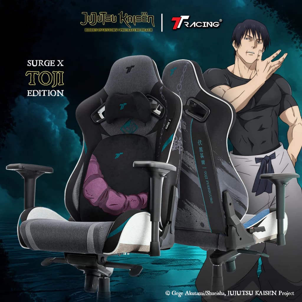 TTRacing Surge X Toji Jujutsu Kaisen Edition Gaming Chair เก้าอี้สำนักงาน เก้าอี้เกมมิ่ง https://lnwchill.com