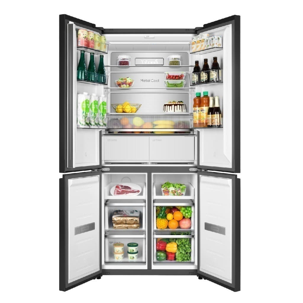 TCL รุ่น 4-Door Free Built-in 521L ตู้เย็นสี่ประตูดีไซน์พรีเมียม ระบบกำจัดกลิ่น T-Fresh เย็นเร็วทั่วถึง ประหยัดพลังงาน ตอบโจทย์ครัวบิวท์อินอย่างสมบูรณ์แบบ https://lnwchill.com